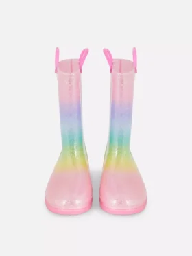 Botas de lluvia con purpurina Ombra