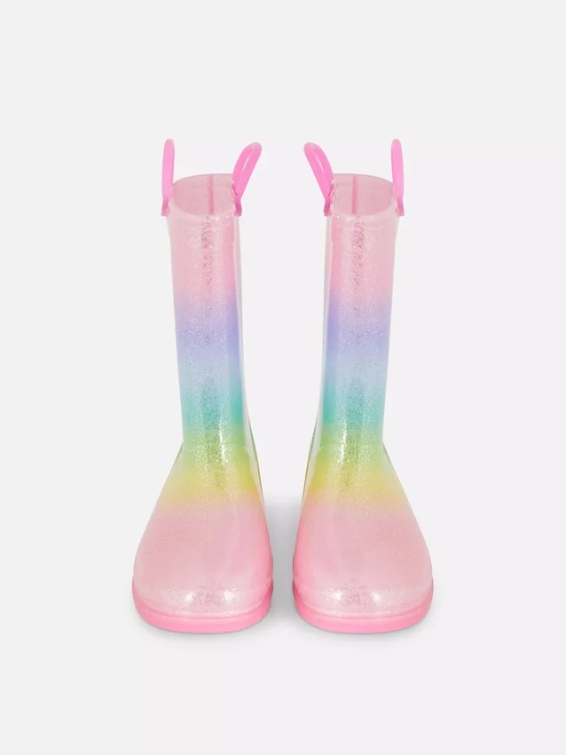 Botas de lluvia con purpurina Ombra