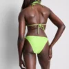 Braguita de bikini con lazo lateral y cuentas