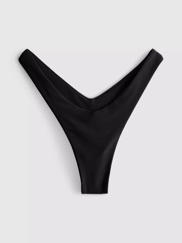 Braguita de bikini tipo tanga con fruncidos