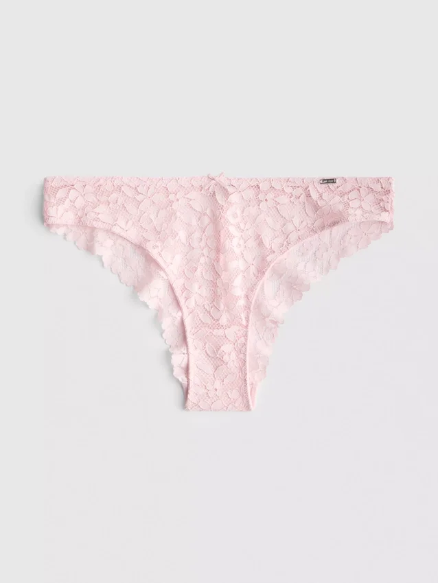 Braguitas brasileñas de encaje floral «The Edit»