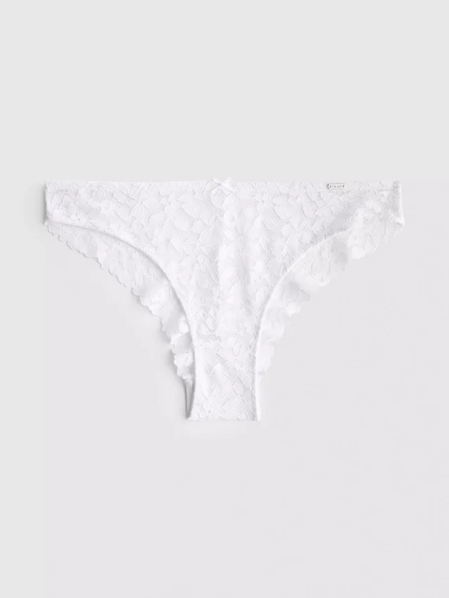 Braguitas brasileñas de encaje floral «The Edit»
