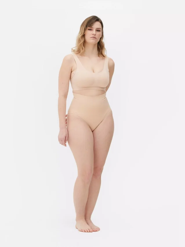 Braguitas de ropa moldeadora sin costuras de cintura alta