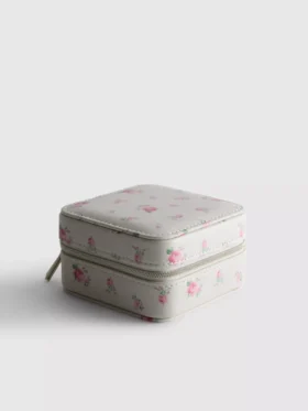 Caja de joyas estampada