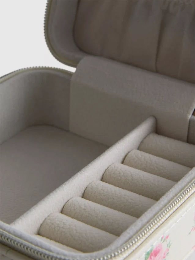 Caja de joyas estampada
