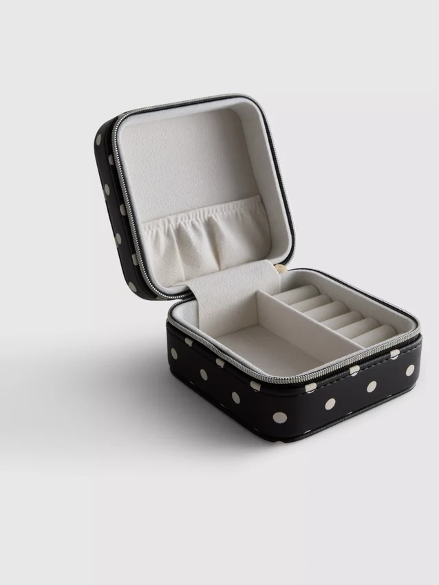 Caja para joyas con lunares