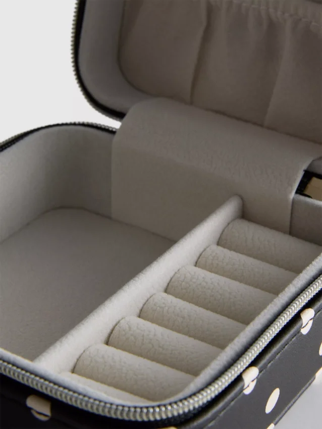 Caja para joyas con lunares