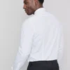 Camisa ajustada elástica con botones