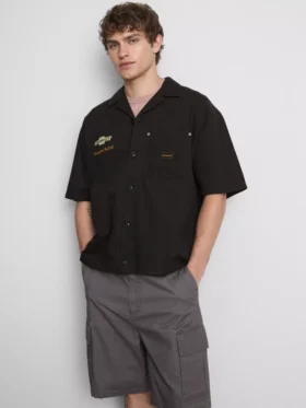 Camisa Chevrolet con cuello rever