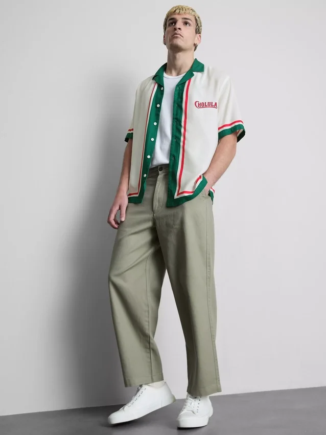 Camisa Cholula con cuello revere
