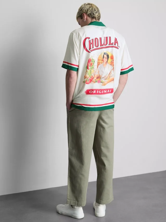 Camisa Cholula con cuello revere