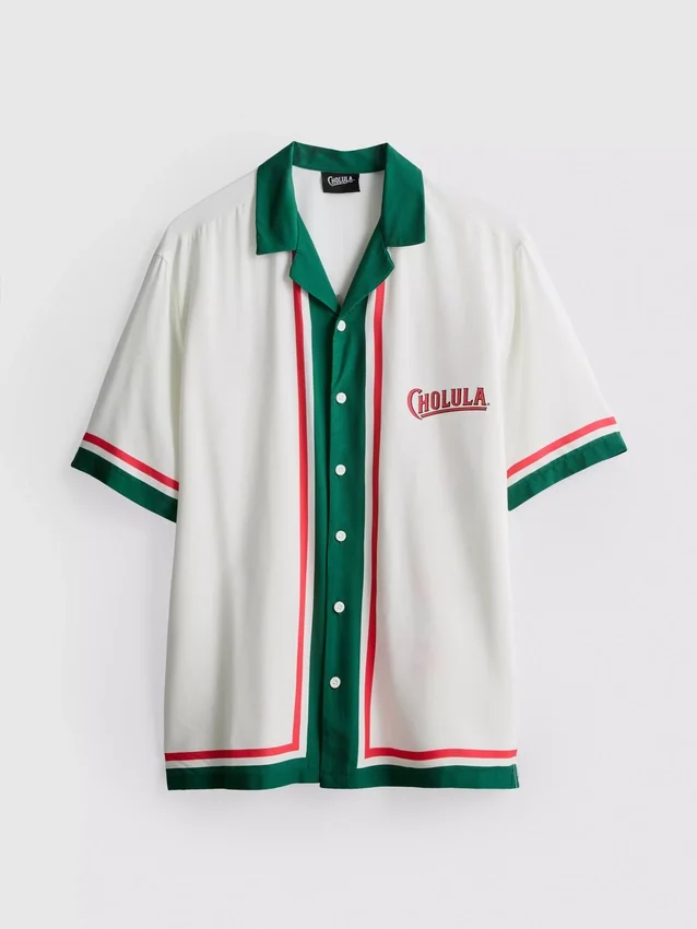 Camisa Cholula con cuello revere