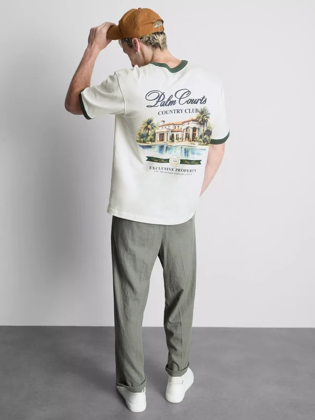 Camisa con cuello redondo de Palm Courts