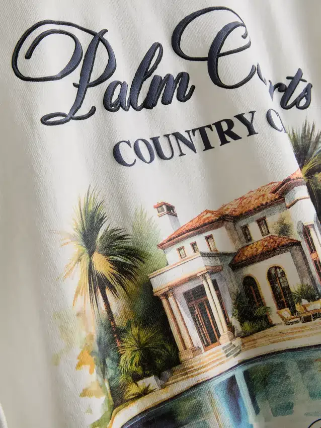 Camisa con cuello redondo de Palm Courts