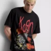 Camisa con diseño gráfico de Korn