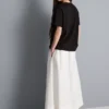 Camisa con inserto de encaje