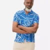 Camisa de crepé estampada