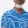 Camisa de crepé estampada