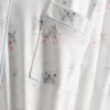 Camisa de dormir holgada estilo boyfriend con estampado