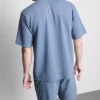 Camisa de manga corta con textura