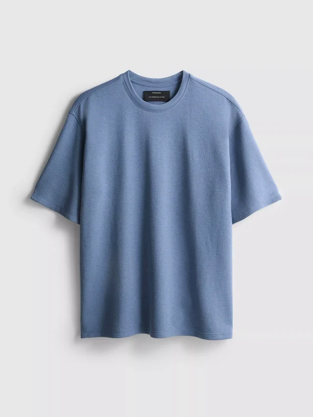 Camisa de manga corta con textura