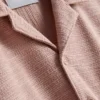 Camisa de manga corta con textura