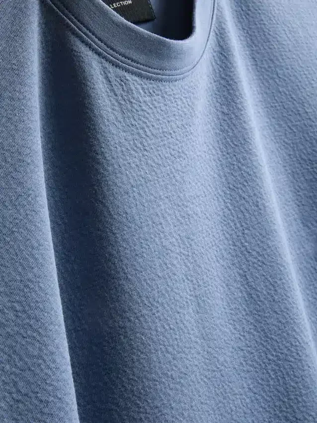 Camisa de manga corta con textura