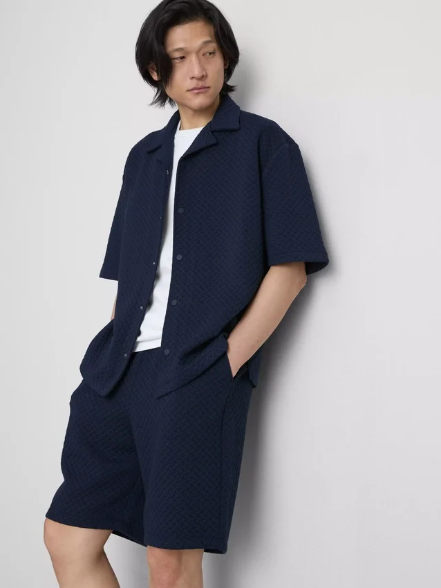 Camisa de manga corta con textura «The Edit»