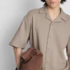 Camisa de manga corta con textura «The Edit»