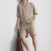 Camisa de manga corta con textura «The Edit»