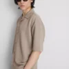 Camisa de manga corta con textura «The Edit»