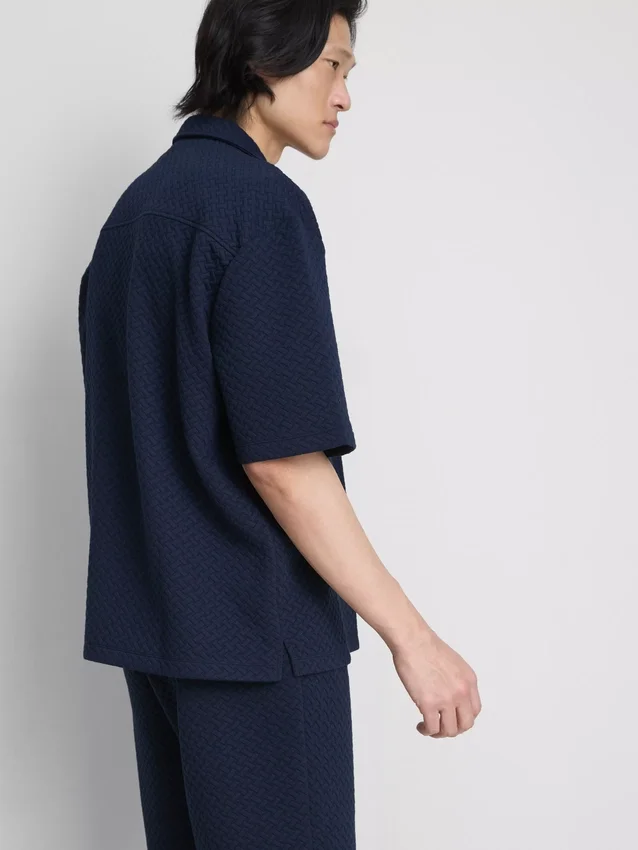 Camisa de manga corta con textura «The Edit»