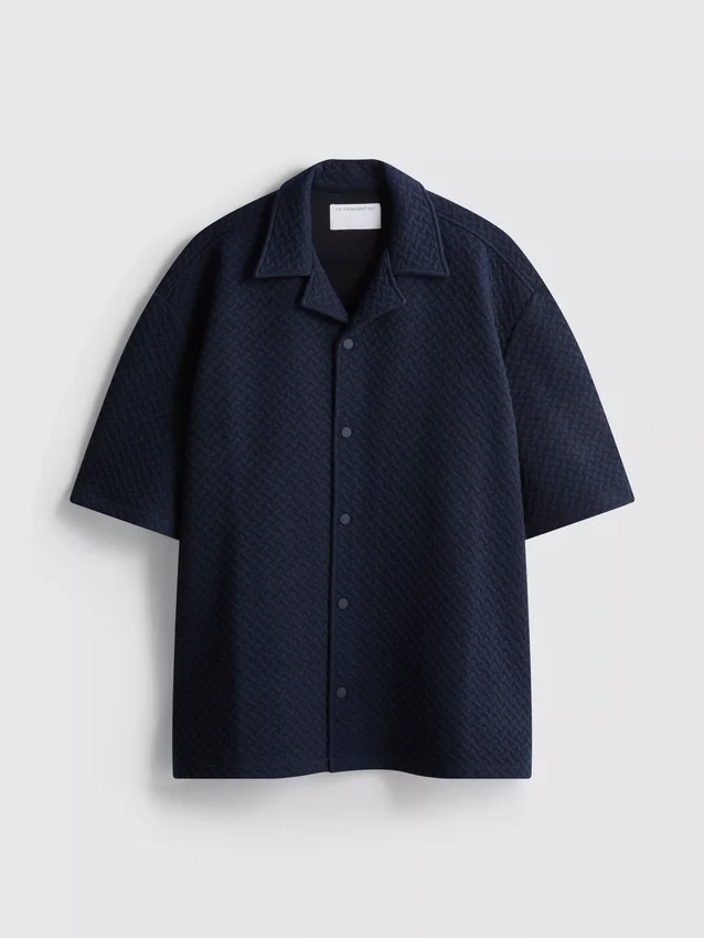 Camisa de manga corta con textura «The Edit»