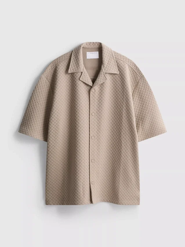Camisa de manga corta con textura «The Edit»