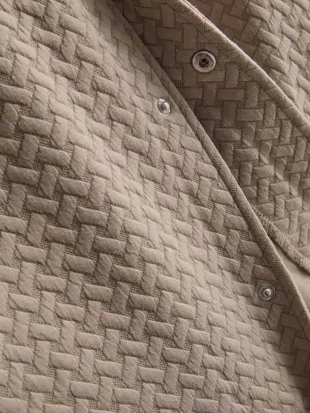 Camisa de manga corta con textura «The Edit»