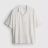 Camisa de manga corta de algodón bordada de The Edit