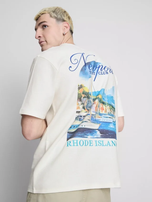 Camisa de manga corta del club náutico