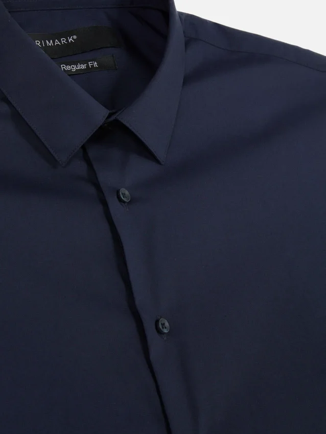 Camisa de manga larga de corte regular