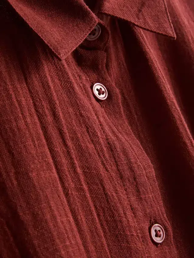 Camisa de playa con botones