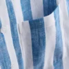Camisa de playa holgada a rayas