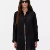Camisa de playa transparente