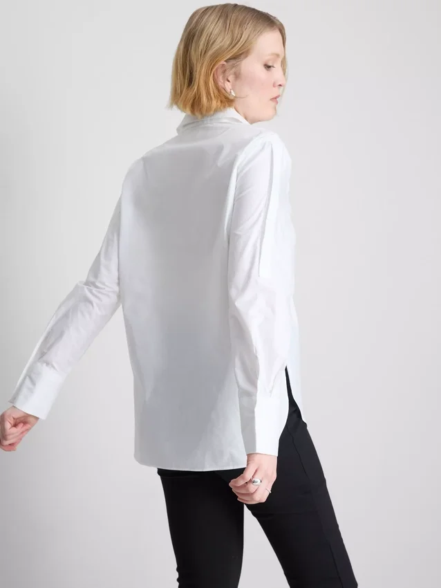 Camisa de popelín adaptativa
