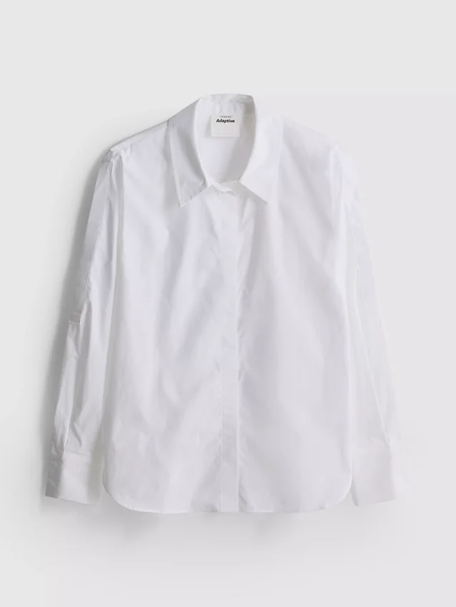 Camisa de popelín adaptativa