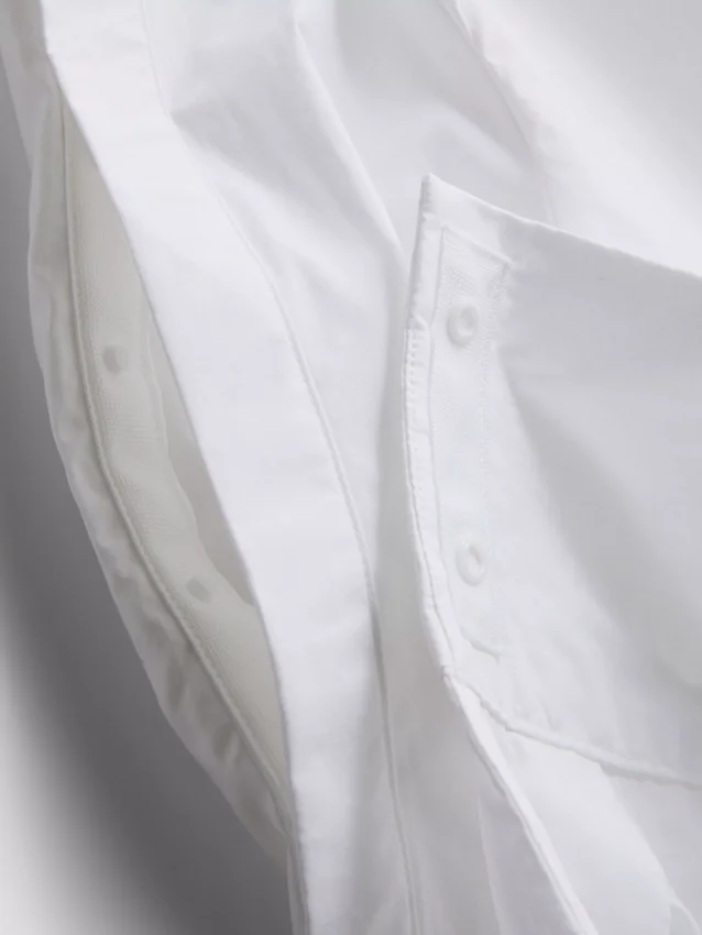 Camisa de popelín adaptativa