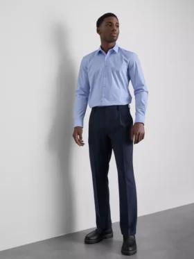 Camisa elástica de corte regular