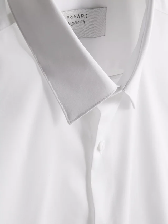 Camisa elástica de corte regular