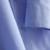 Camisa elástica de corte regular