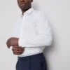 Camisa formal de corte ajustado