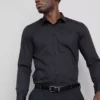 Camisa formal de corte ajustado