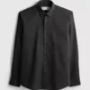 Camisa formal de corte ajustado